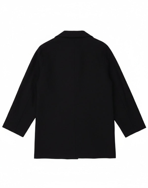 Jachetă blazer pentru femei Laura Ashley, cu 2 nasturi, UK 10, lână, albastru bleumarin