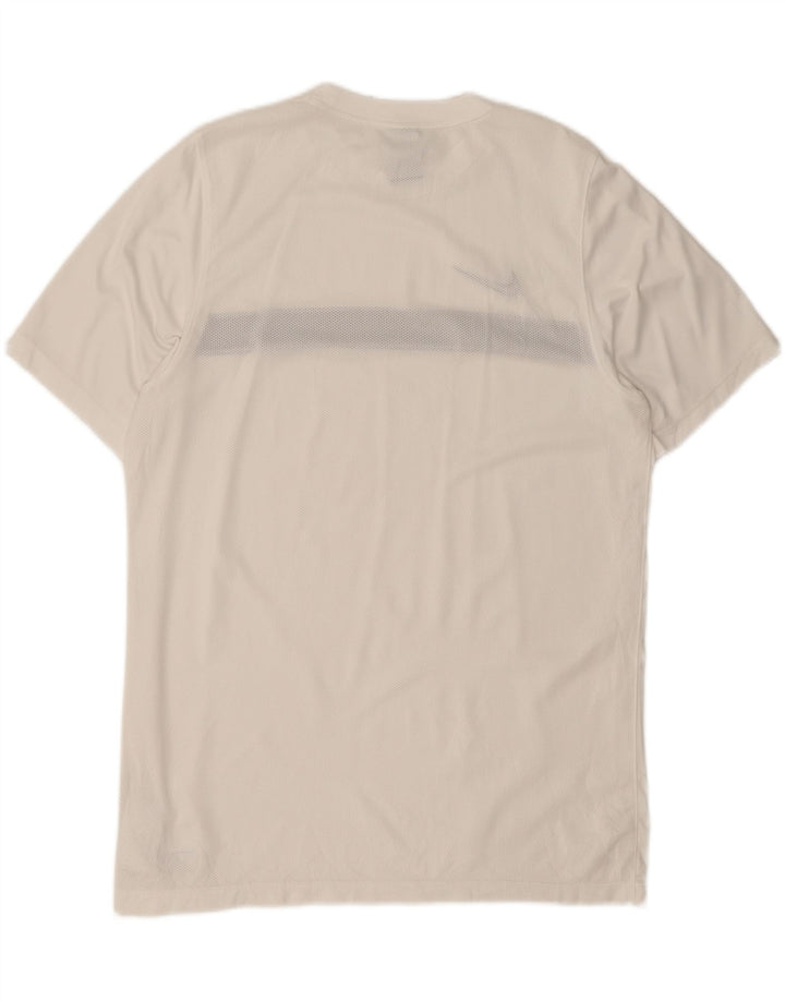 Tricou pentru bărbați Nike Dri Fit Top XL, alb, poliester color bloc