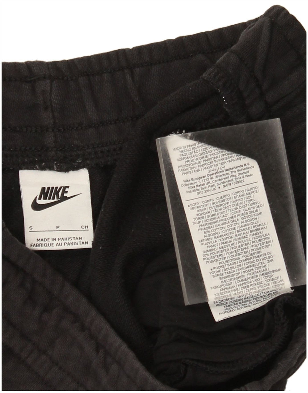 Pantaloni de trening pentru bărbați Nike Pantaloni de jogging Mici, negru, bumbac