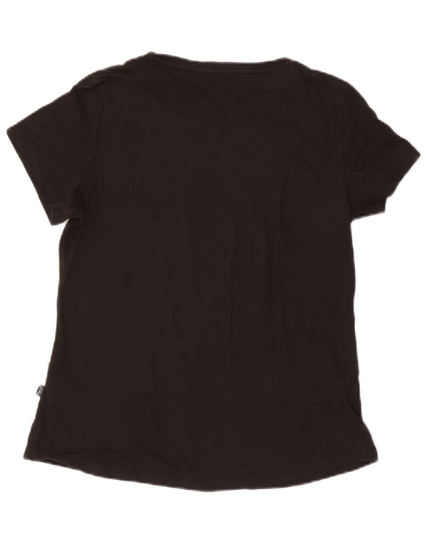Tricou cu grafic Puma pentru femei Top UK 14 Large Black Bumbac