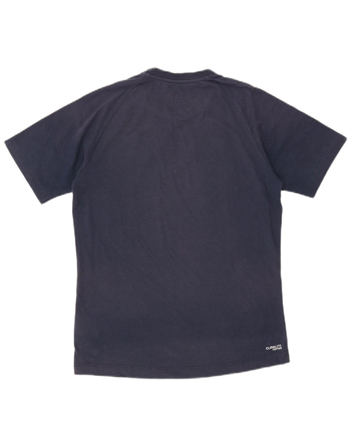 Tricou bărbați ADIDAS Top mic din bumbac bleumarin
