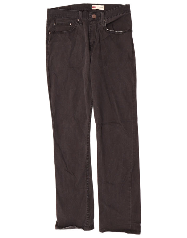 Blugi drepte Wrangler pentru bărbați, slim fit, W30 L32, bumbac negru
