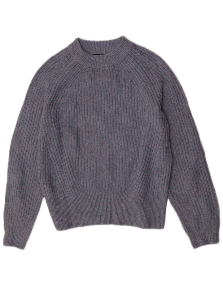 Marks & Spencer Pulover supradimensionat pentru femei cu gât de barcă UK 10 Small Blue