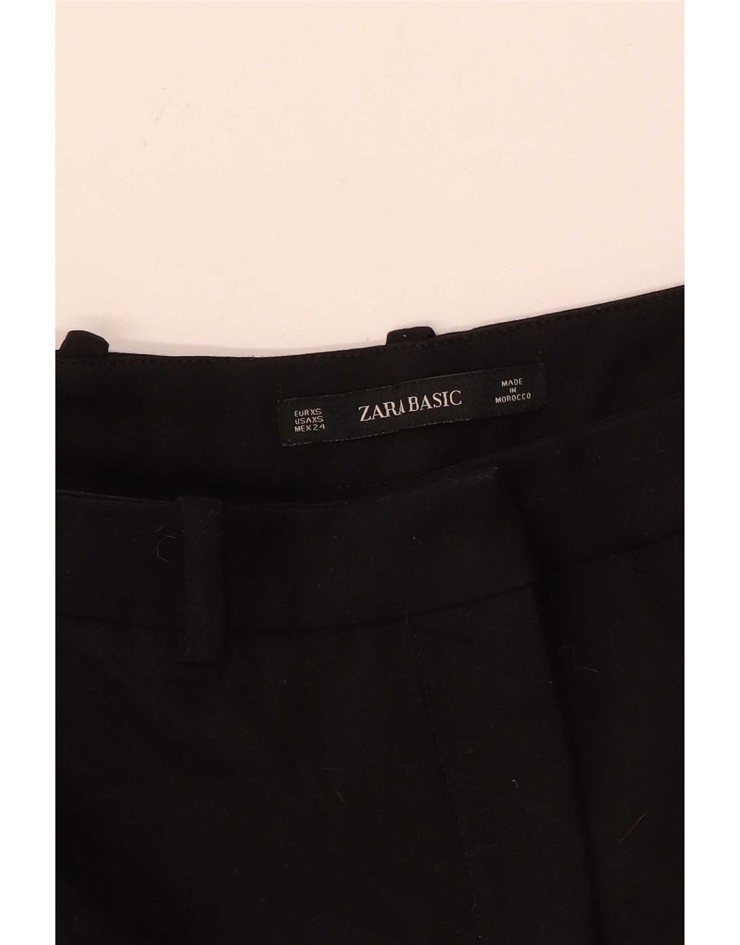 Pantaloni scurți chino pentru femei Zara XS W24 Negru