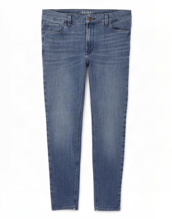 Blugi skinny pentru femei cu talie înaltă Marks & Spencer UK 16 Large W32 L26 Blue