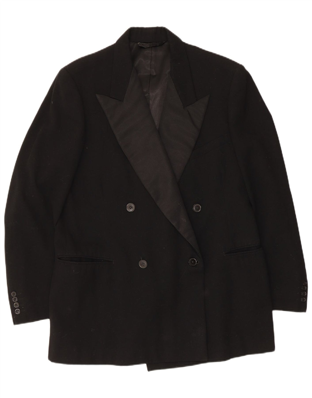 Blazer supradimensionat Burton pentru femei, cu două piepturi, UK 6 XS, negru