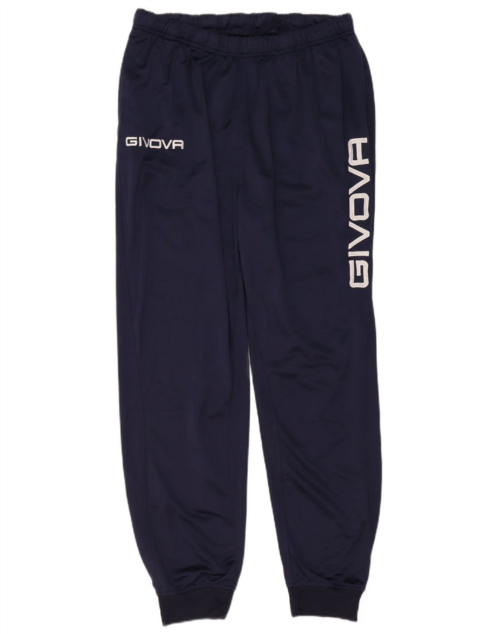 Givova Pantaloni de trening grafic pentru barbati Pantaloni de jogging Mediu Bleumarin