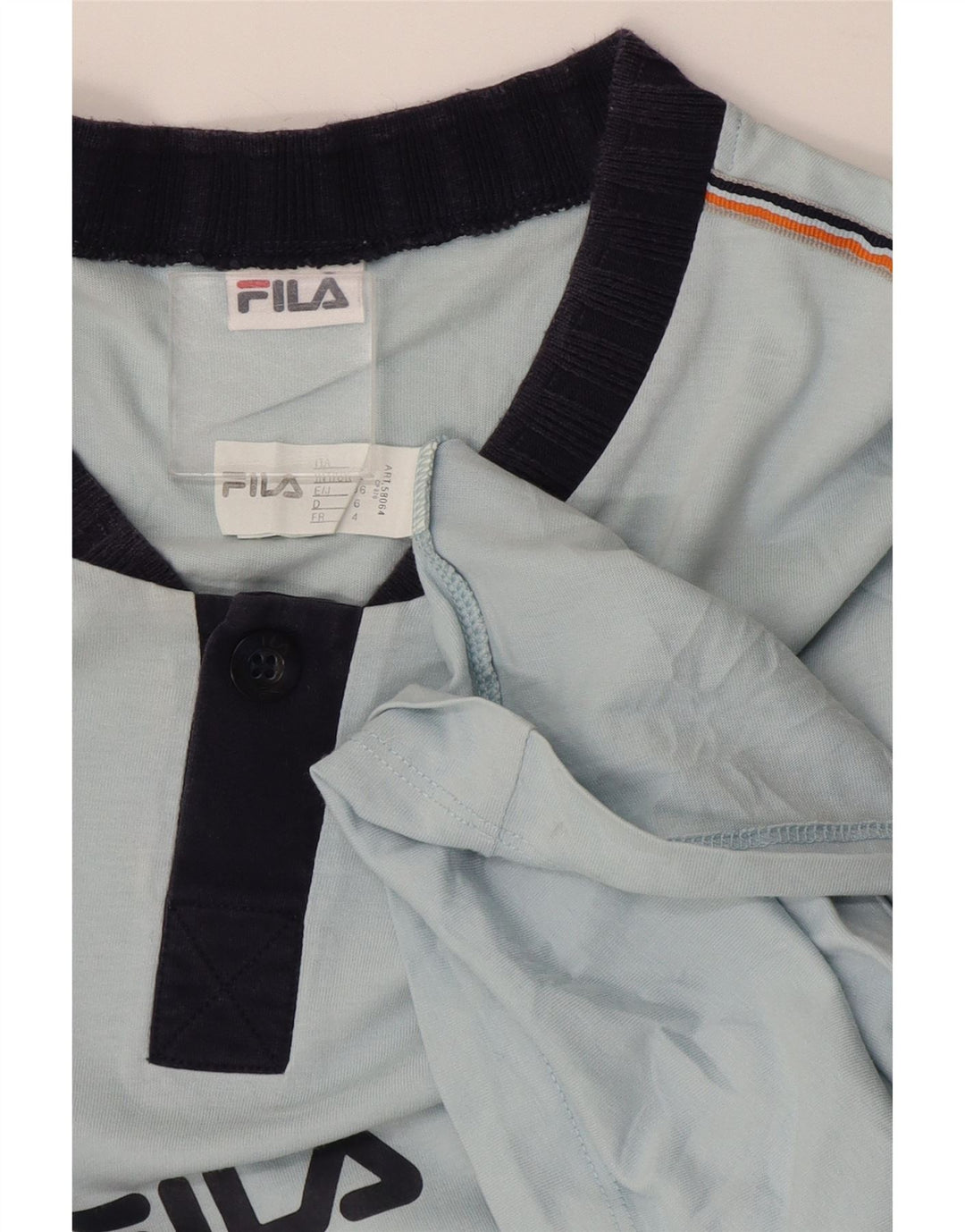 Tricou Bărbați Fila Top Mare Bumbac Albastru