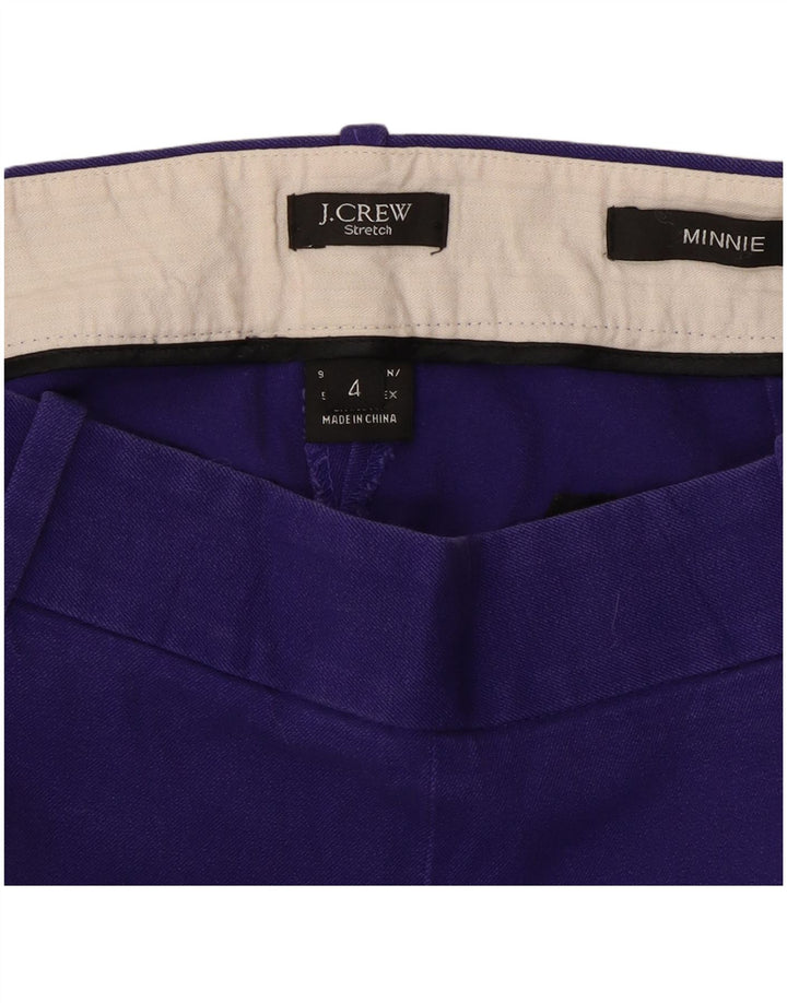 J. CREW Pantaloni casual Minnie Slim pentru femei US 4 Small W27 L24 Violet