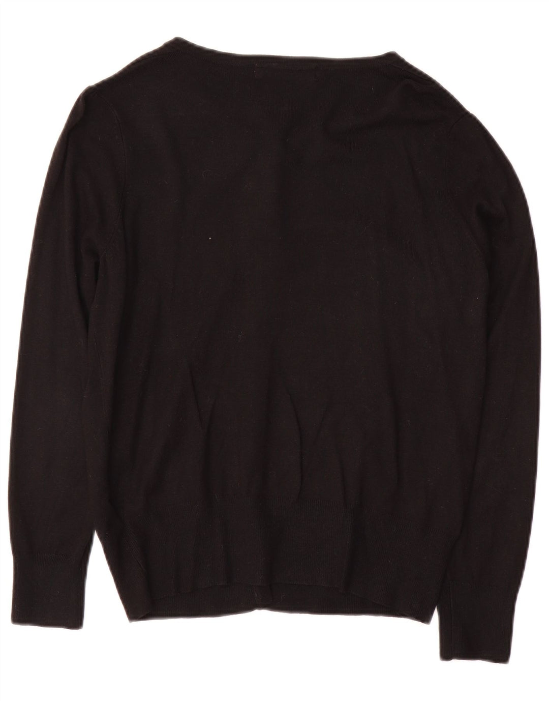 Pulover cardigan pentru femei Marks & Spencer UK 14 Medium Black Viscose