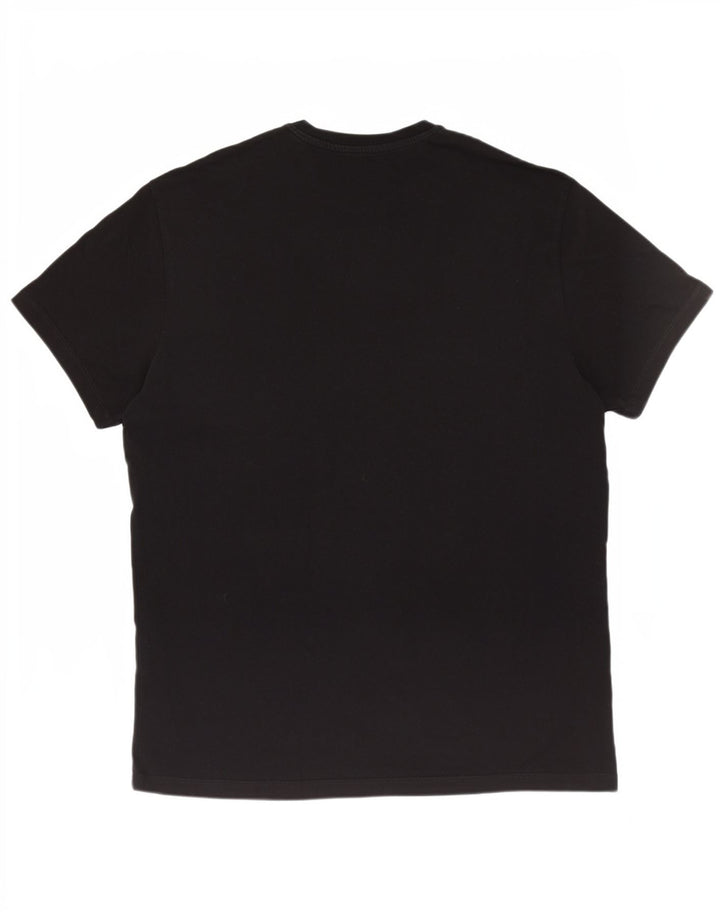 Tricou cu grafică obișnuită pentru bărbați Armani Exchange Top Mic Negru Geometric