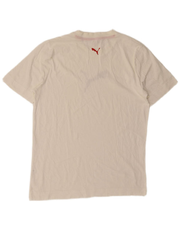 Tricou grafic Puma pentru bărbați Top Large White