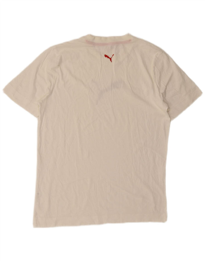 Tricou grafic Puma pentru bărbați Top Large White