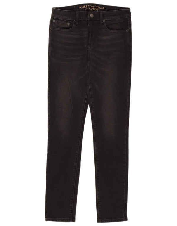 Blugi skinny pentru femei American Eagle W30 L30 bumbac negru