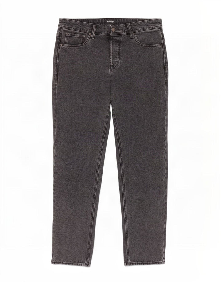 Blugi drepți pentru bărbați Jack & Jones W32 L32 bumbac gri