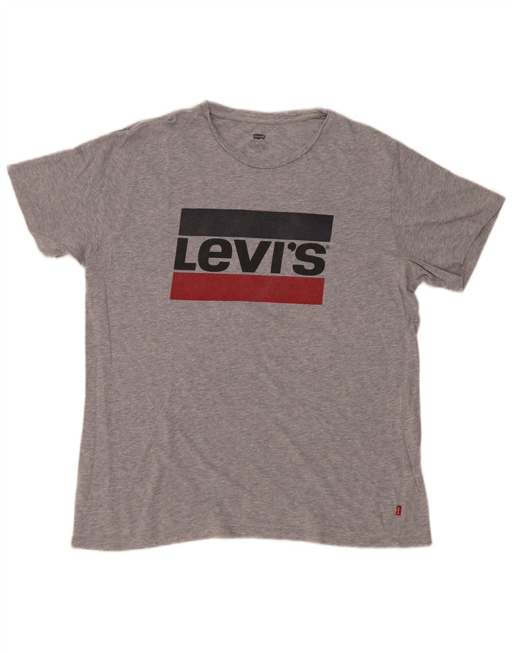 Tricou cu grafică Levi's pentru bărbați Top mare, gri pete