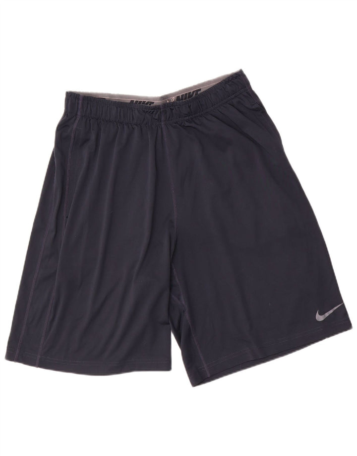 Pantaloni scurți sport Nike Dri Fit pentru bărbați, poliester mediu albastru