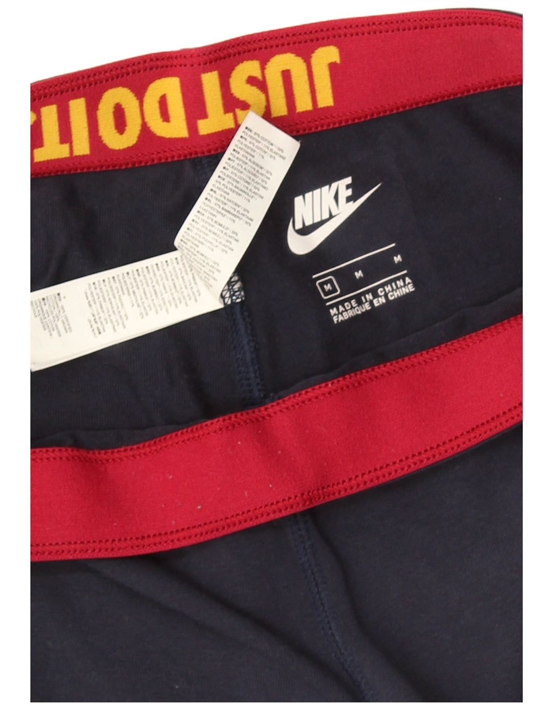 Jambiere grafice pentru femei NIKE UK 12, bumbac mediu albastru bleumarin