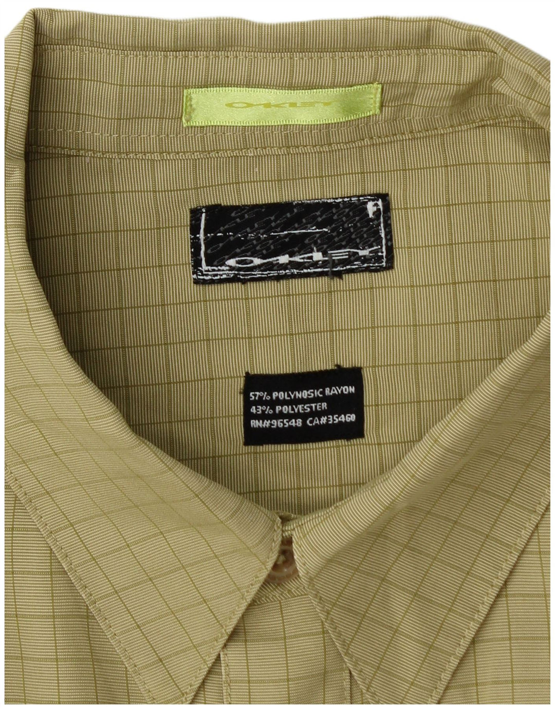 Cămașă cu mânecă scurtă Oakley pentru bărbați, cachi mare, raion