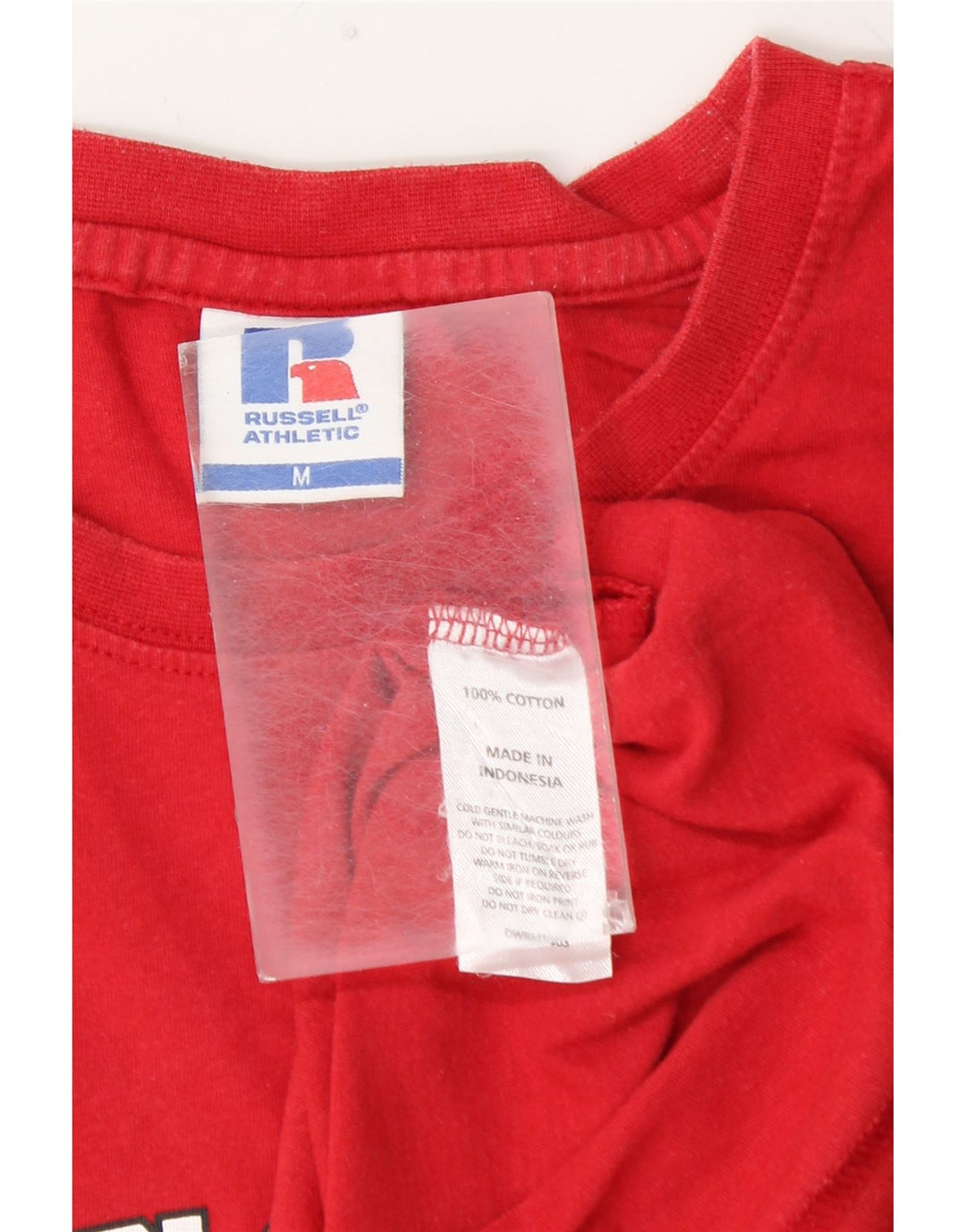 RUSSELL ATHLETIC Tricou grafic pentru bărbați Top, bumbac roșu mediu