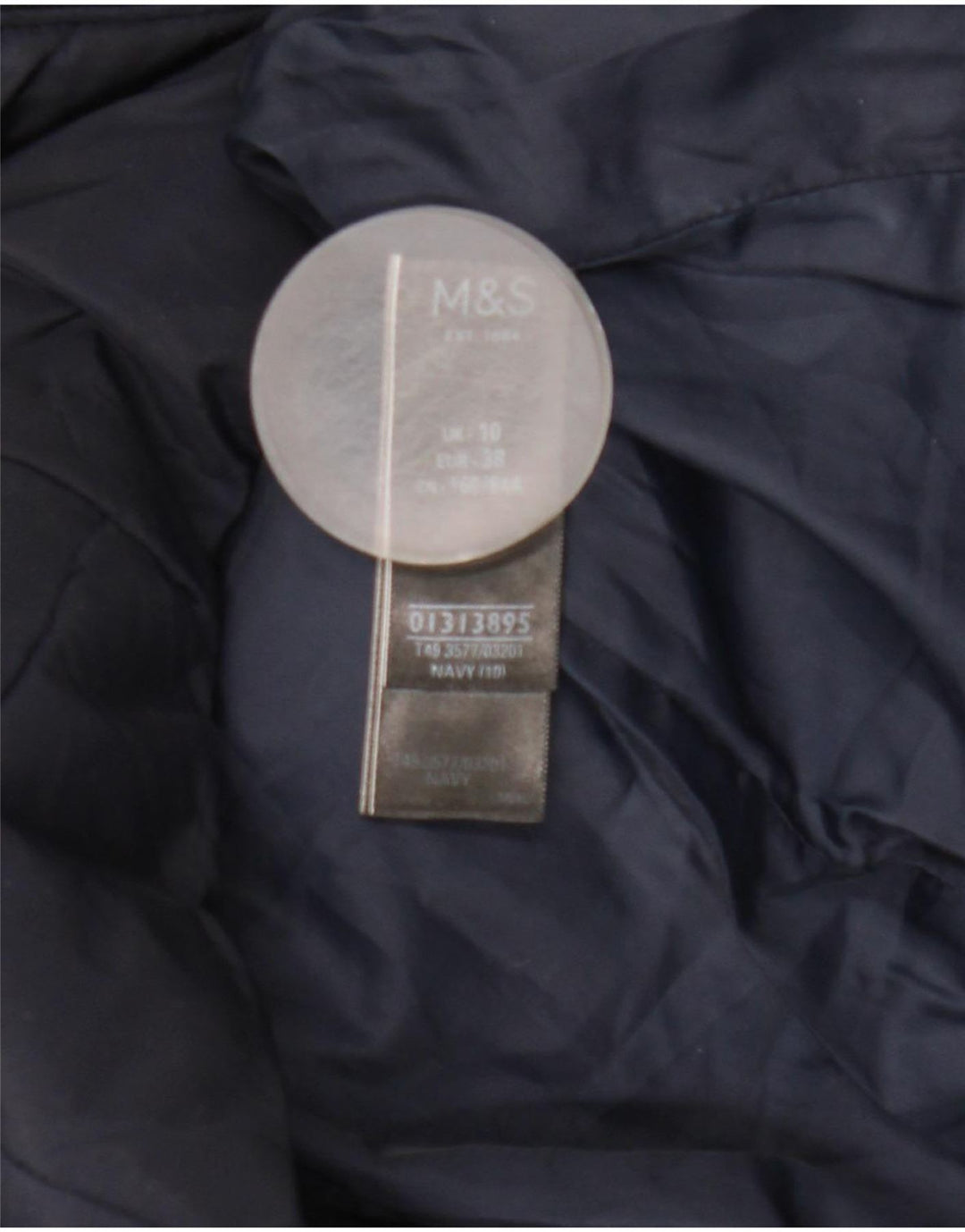 Jachetă căptușită pentru femei Marks & Spencer UK 10 Mic bleumarin