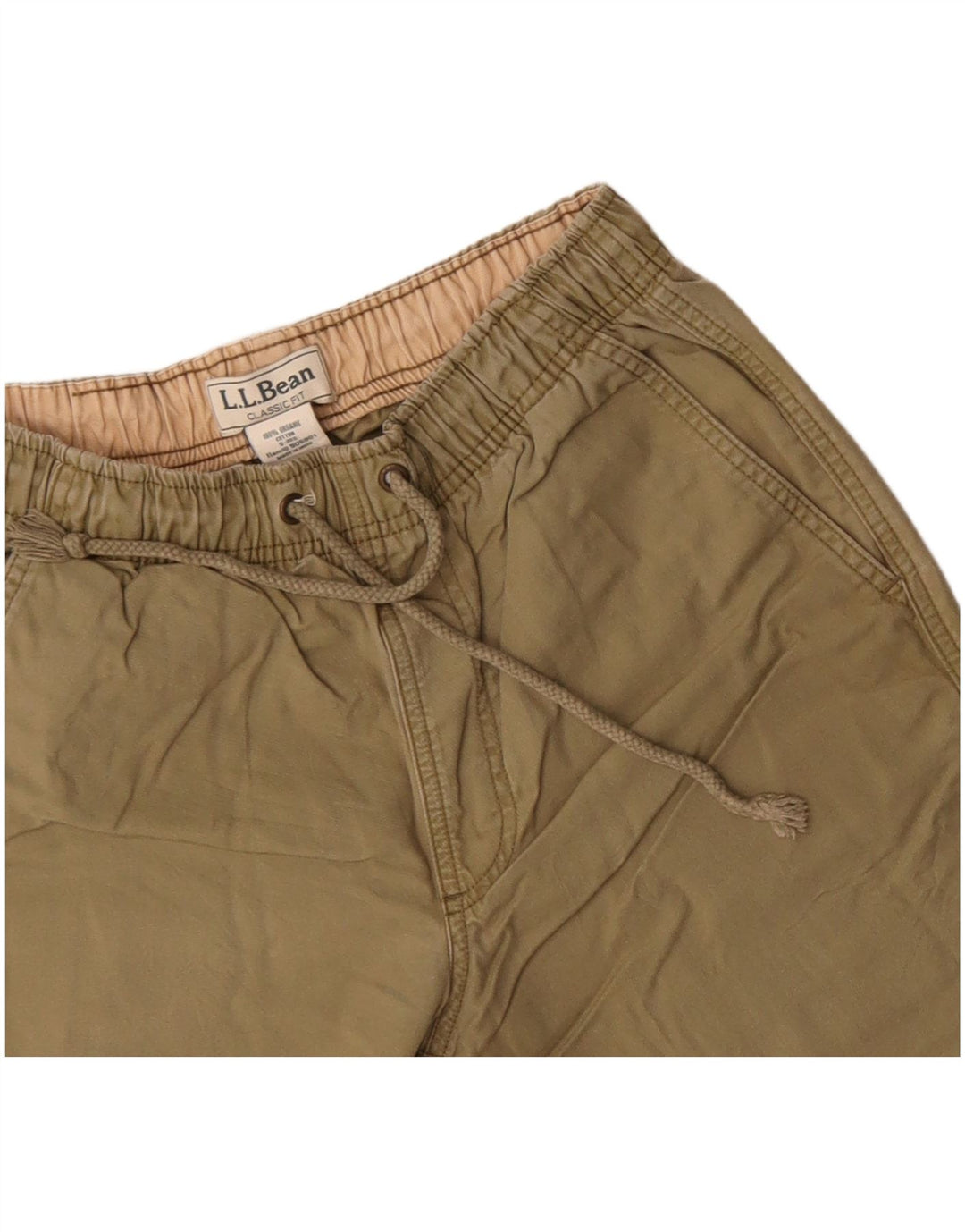 Pantaloni scurți L.L.Bean pentru bărbați, cu tăiere clasică, mici W27 bumbac kaki