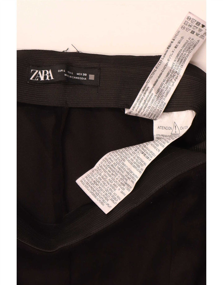 Leggings pentru femei Zara UK 14, mare, negru, poliester