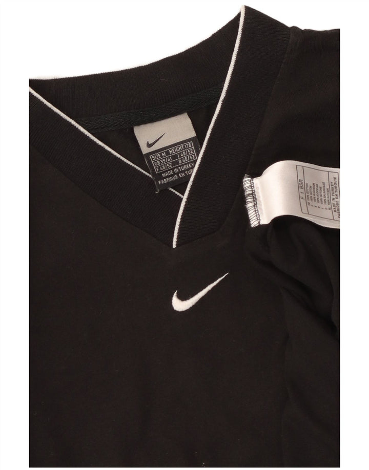 Tricou pentru bărbați NIKE Top UK 39/41 Medium Black Bumbac