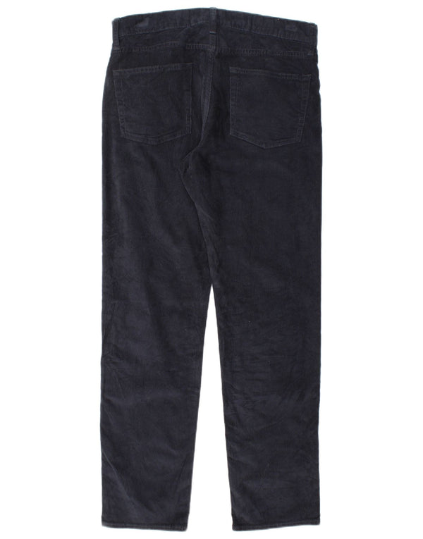 Pantaloni drepti din velur 770 pentru bărbați J. CREW L30 L30 bumbac bleumarin