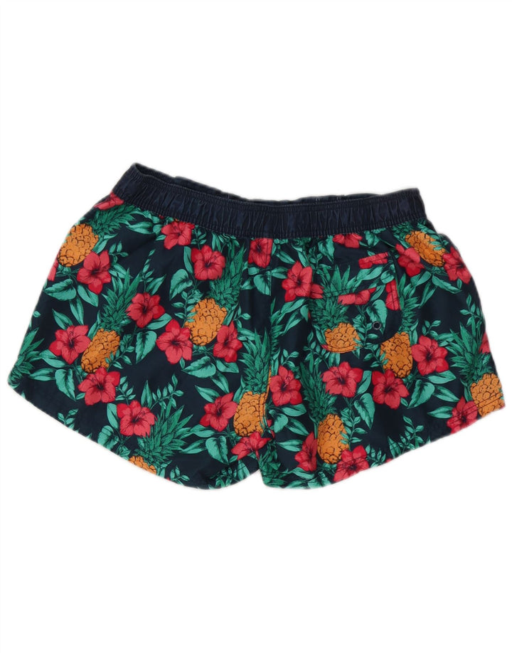 Pantaloni scurți de înot pentru femei Fat Face UK 14 Poliester floral multicolor mare