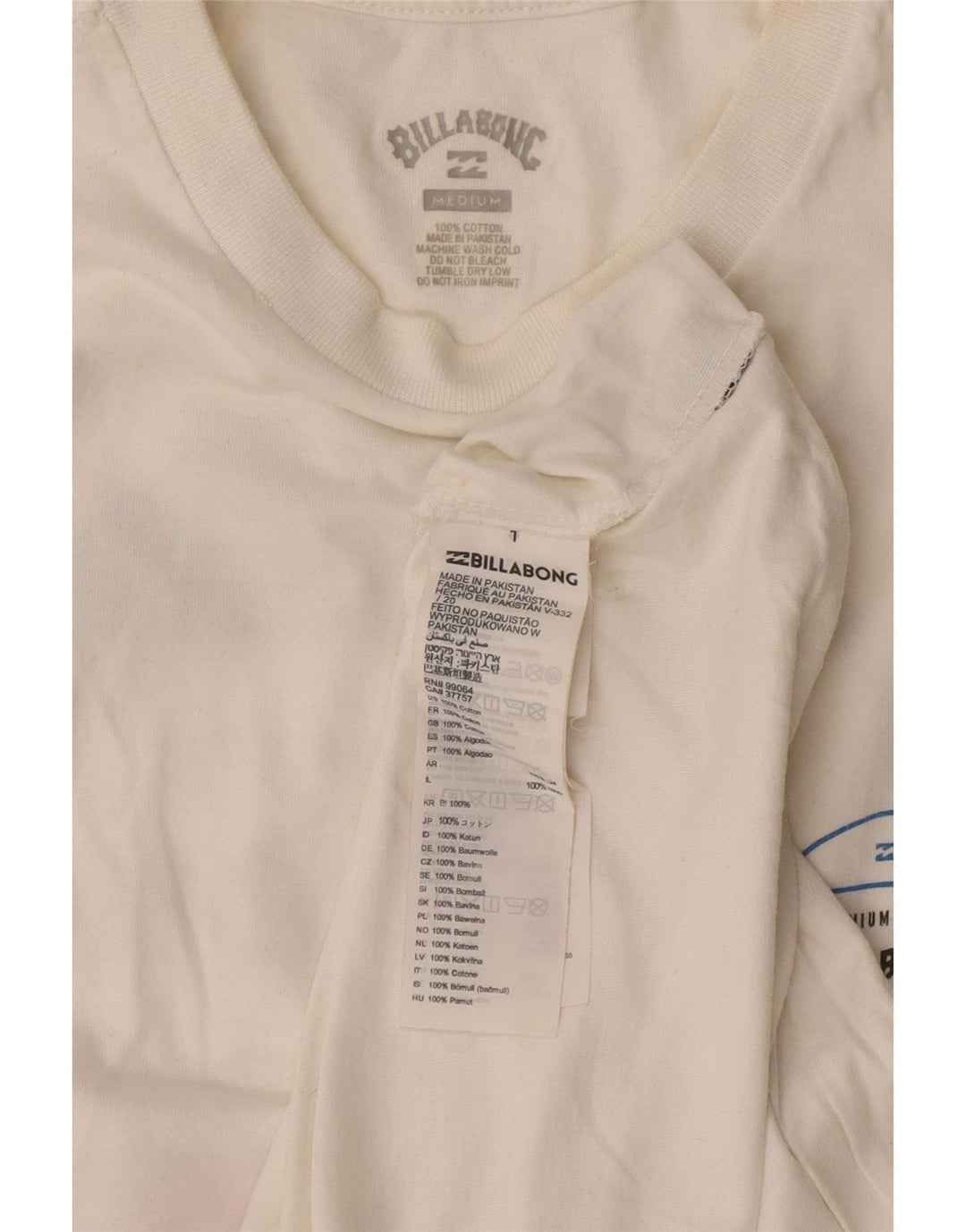Tricou grafic pentru bărbați Billabong Top Medium White Bumbac