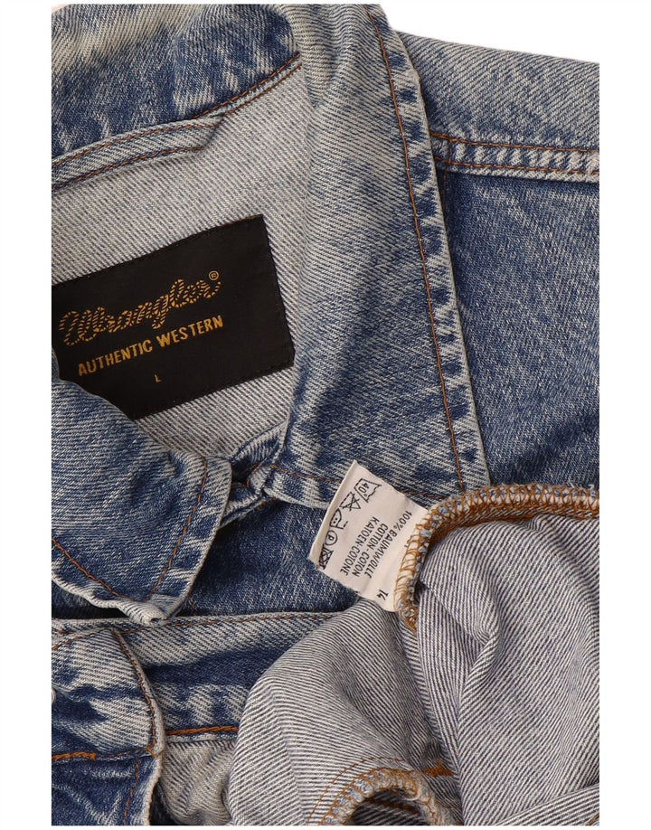 Jachetă de blugi pentru bărbați WRANGLER UK 40, mare, albastru, bumbac