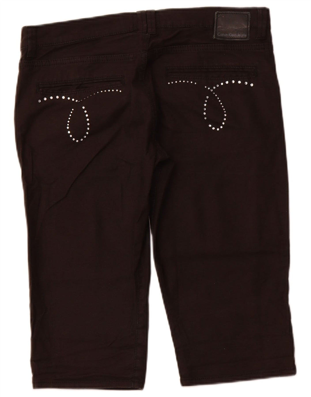 Bermude Calvin Klein pentru femei W31 bumbac maro mediu