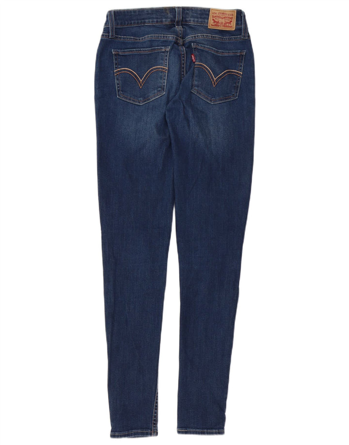 Blugi Levi's pentru femei 535 Super Skinny W27 L31 Bumbac bleumarin