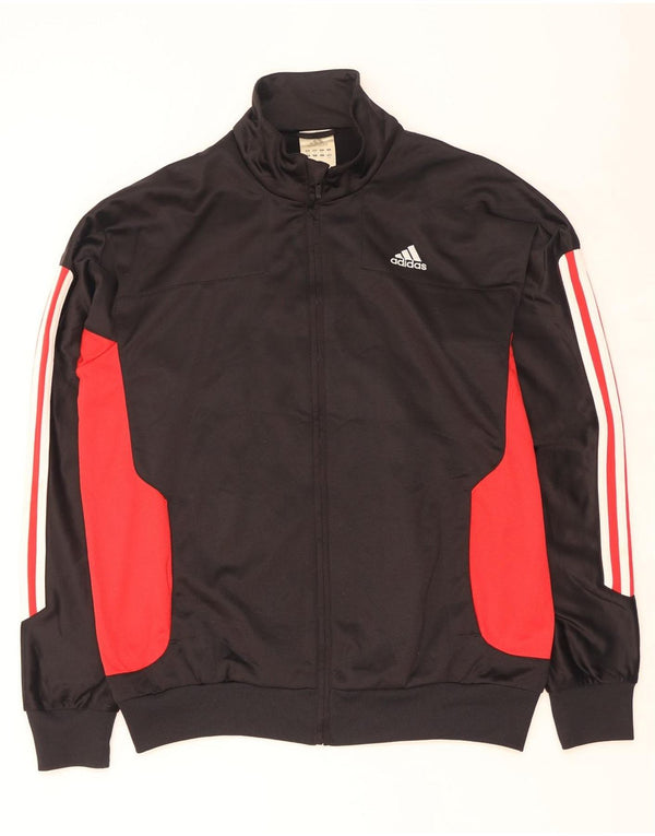 Jachetă de trening pentru bărbați Adidas UK 40/42 Medium Black Colorblock