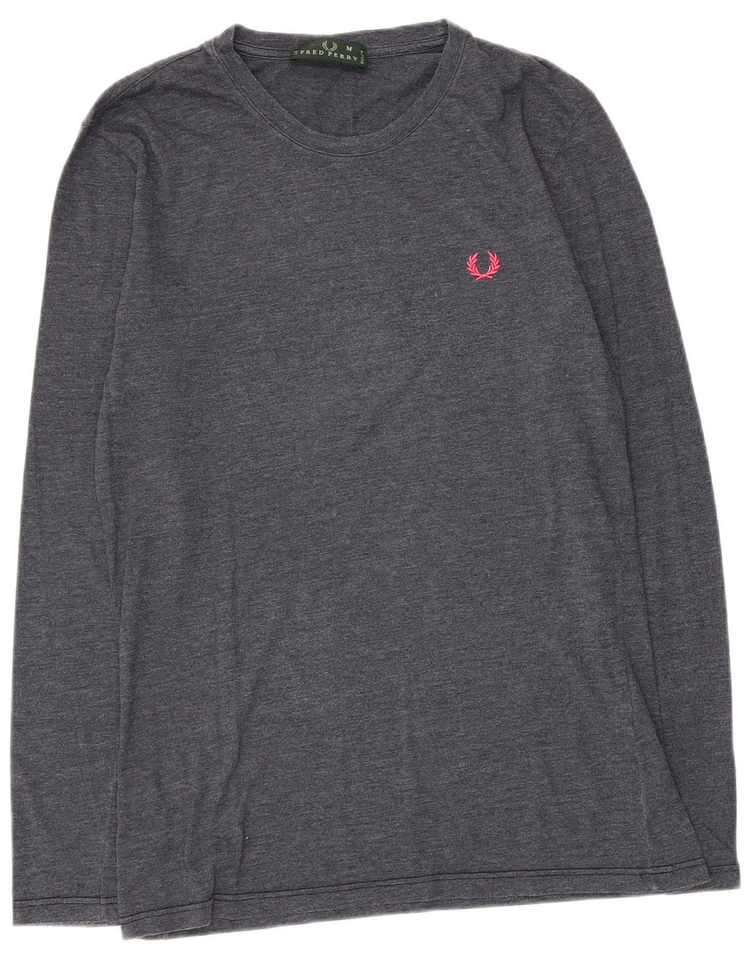 Fred Perry Top pentru femei cu mânecă lungă UK 14 Medium bleumarin bumbac