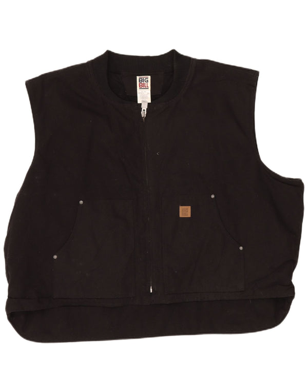 Gilet Vintage pentru bărbați UK 50 5XL, bumbac negru