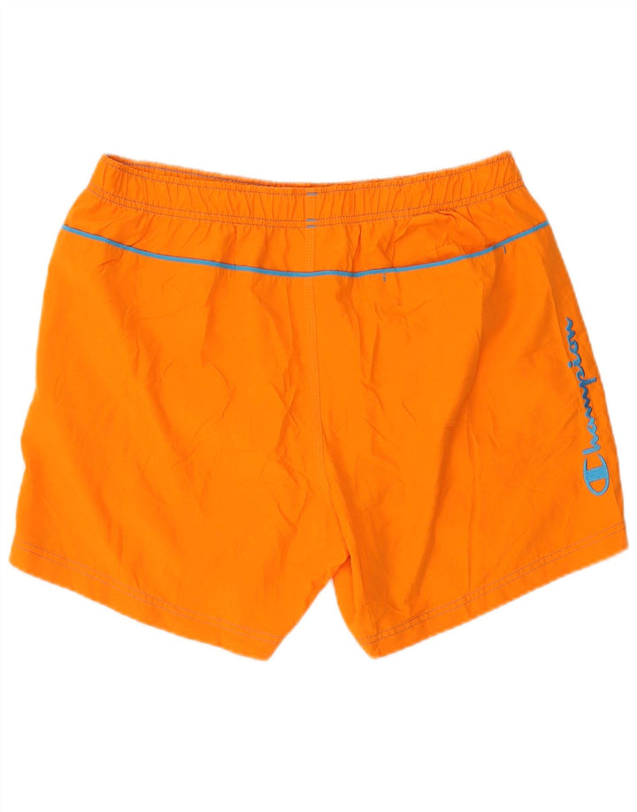 Pantaloni scurți de înot grafic pentru bărbați Champion XL poliester portocaliu
