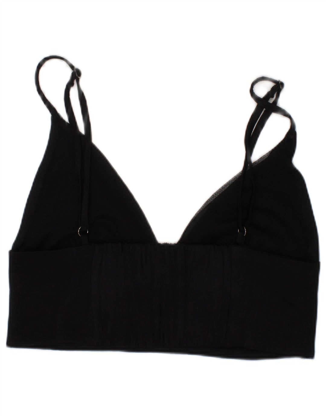 Sutien pentru femei Zara Crop Top Mic Negru