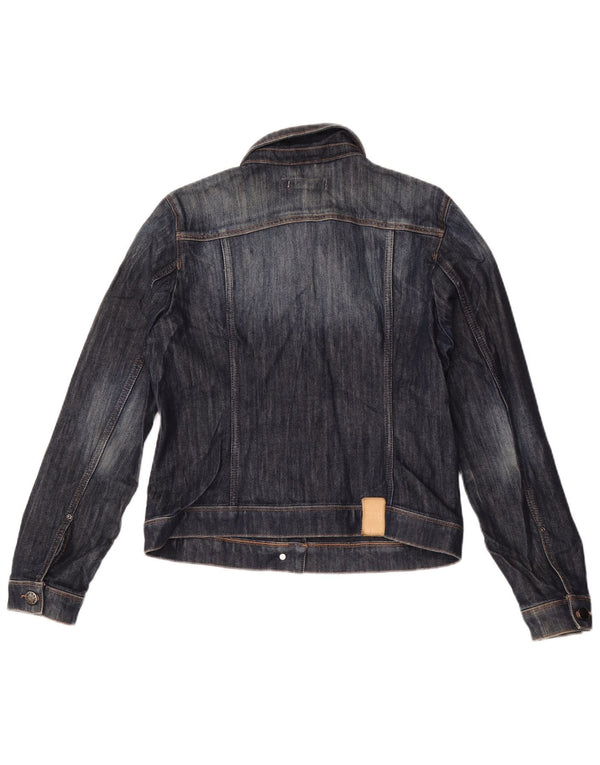 Jachetă de blugi pentru femei ZARA UK 18 XL bleumarin