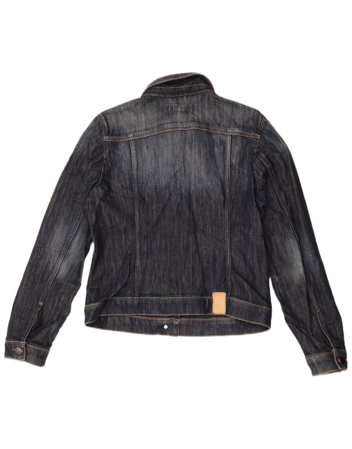 Jachetă de blugi pentru femei ZARA UK 18 XL bleumarin