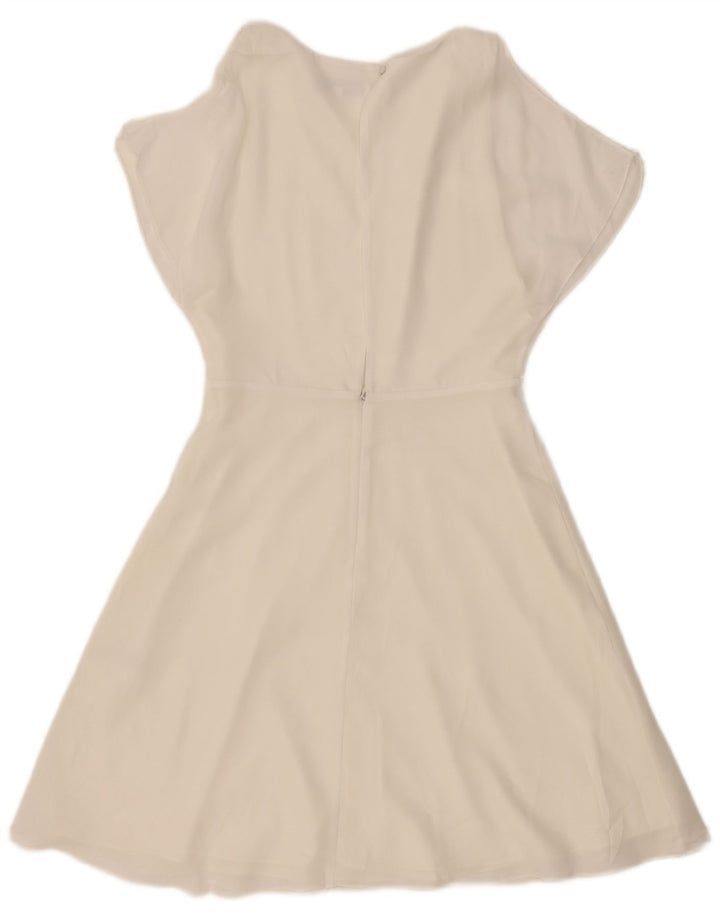 Rochie A-Line pentru femei Reiss UK 10, poliester alb, mic