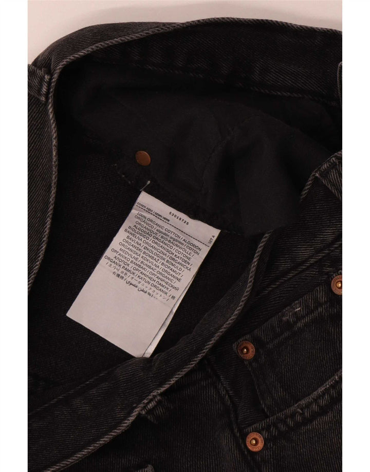 Blugi drepți de damă vintage W30 L25 bumbac negru