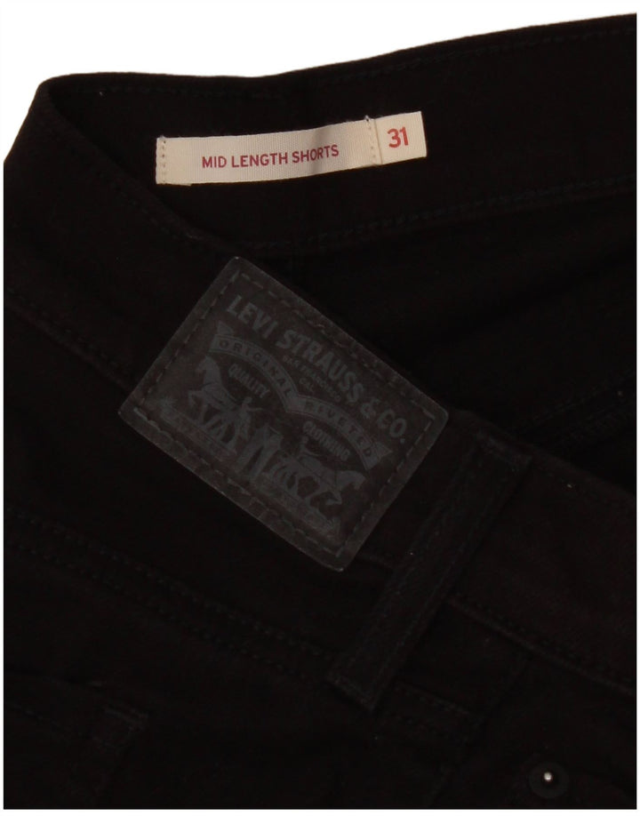 Pantaloni scurți din denim pentru femei LEVI'S W31 Medium Black