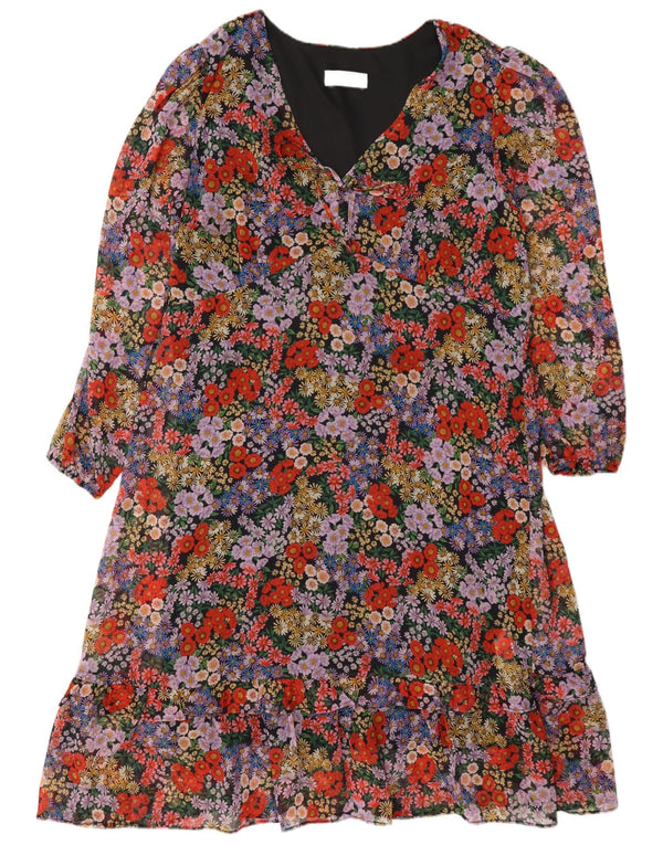 Rochie Wallis cu maneci lungi pentru femei UK 18 XL, multicolor, floral