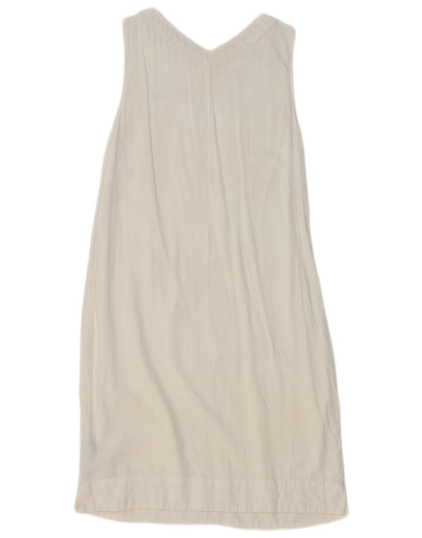 Rochie maxi fără mâneci pentru femei Marks & Spencer UK 10 Small White In