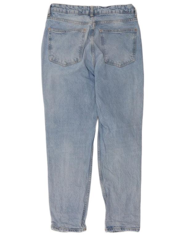 Blugi conici pentru femei Zara EU 40 Medium L30 L26 Bumbac albastru