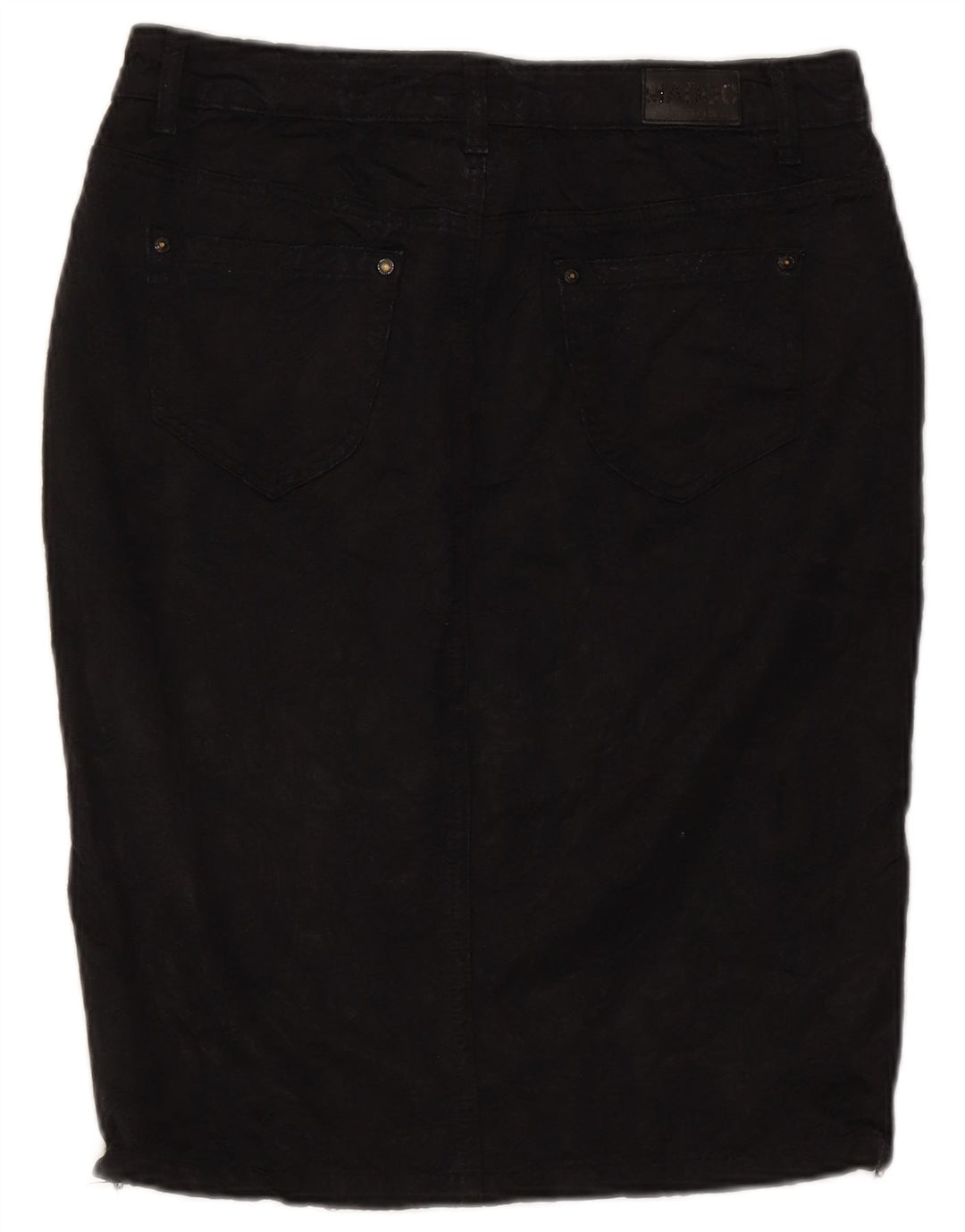 Fusta creion vintage pentru femei EU 40 Medium W30 Bumbac negru Clasic