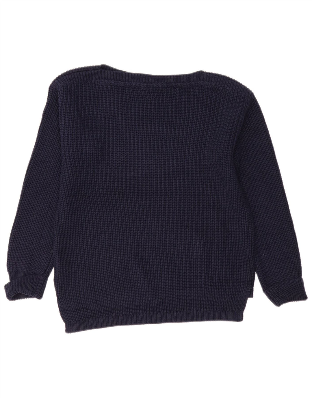 Pulover pentru femei Marks & Spencer cu decolteu triplu UK 14 Medium Bleumarin