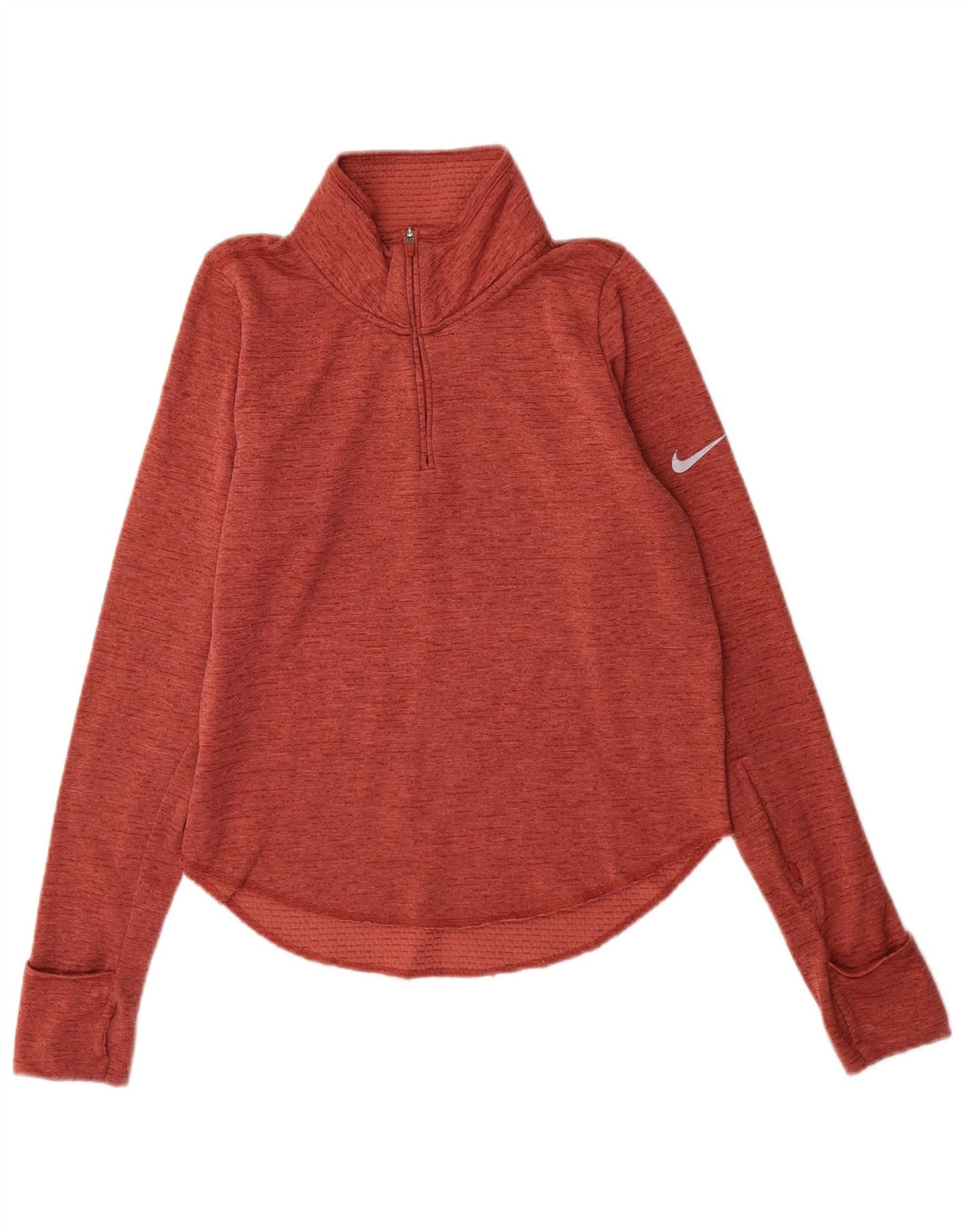 Top de trening Nike Dri Fit pentru alergare pentru femei UK 6 XS Red Flecked